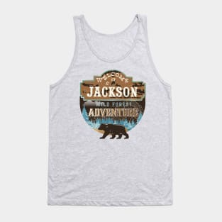 Welcome to Jackson Wyoming Adventure Lovers Tank Top